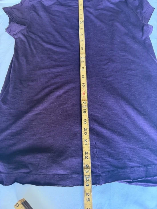 Michael Stars Trudy Crew Tee Supima Cotton Slub Color Gypsy (Eggplant) Small NWT - Picture 11 of 11